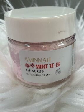 AMINNAH Mint To Be Lip Scrub 1 oz NEW